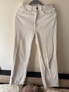 White Wide Leg Jeans