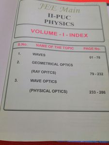 JEE MAINS PHYSICS (VOL-1,2,3, 4)CLASS 12TH
