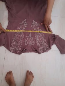 Long Dress Flour Touch