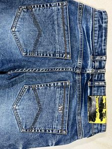 AJ Armani Jeans Light Blue Slim Fit Denim