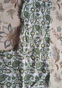 Green Printed Kurti