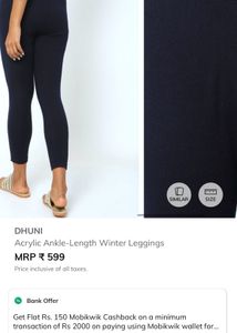 Winter Kurta And Woolen Leggings