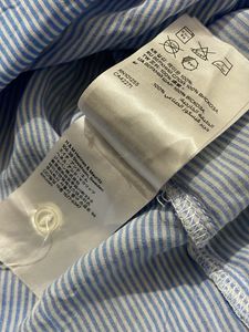 H&amp;M Striped Cold Shoulder Top