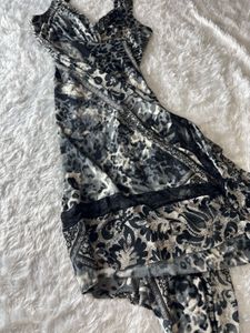Patterned Mini Dress