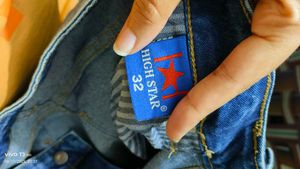 High Star Wide Leg Jeans