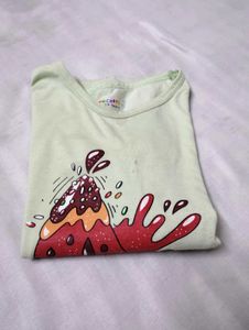 5 Cotton Full t.shirt For Kids Girls
