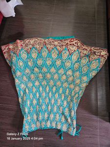 Very Heavy Bridal Lehenga With Matching Shoes Bag