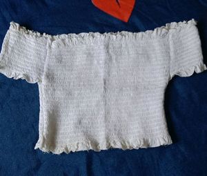 White Crop Top
