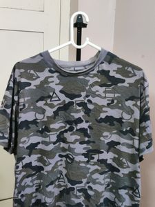 Mens camouflage tshirt