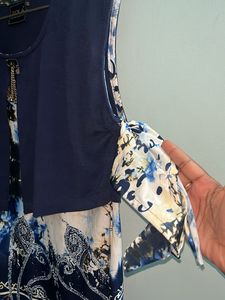 Stylish Navy Blue Dress