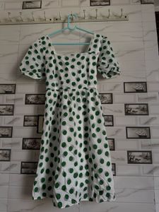 Green Polka Dot Dress