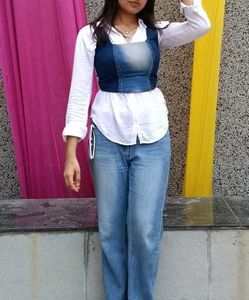 Denim Corset