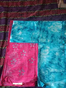 Dress Materials - Pink & Blue Hues