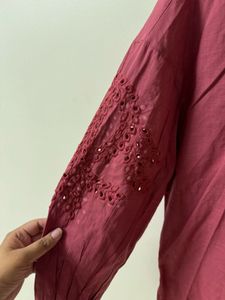 Zara Schiffli Cotton Top