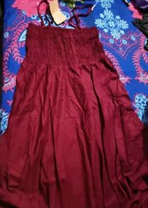 Wine Colour Sundress
