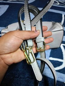 Cat Handle Structured Satchel Bag