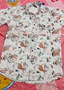 Multicolour Shirt Full sleeve Double Pocket
