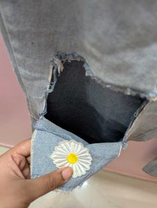 Ripped Light Wash Jeans