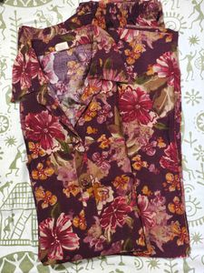 Floral Muslin Silk Co-rd Set