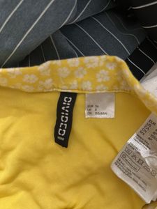 Yellow Mini Skirt