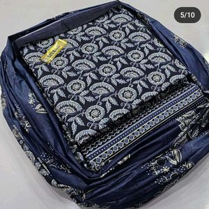 Ajrakh Print Dress Material