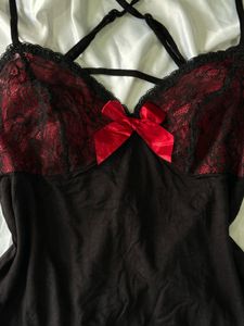 Scarlet Lace Top