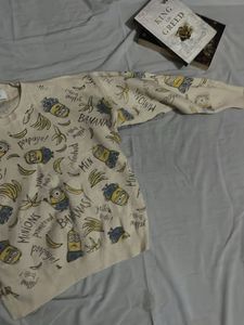 Minions Print Sweater