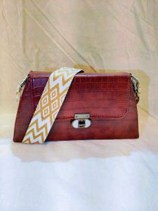 Brown Box Sling Bag 🤎