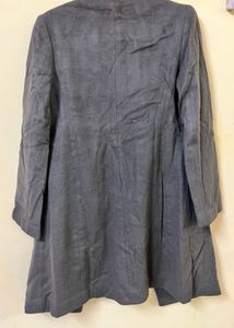 Olive Overlap Over Coat