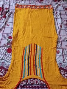 Cotton  Straight  Kurti With Affgani Pant