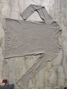 Gray Long Sleeve T-Shirt