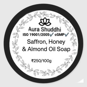 Handcrafted Saffron & Honey Soap