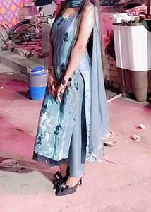 Long Kurti Pant Suit.
