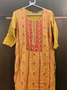 Elegant Yellow Kurta
