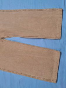CRASCO RELAXED FIT TAN JEANS