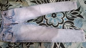 Light Wash Embellished Jeans