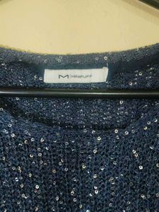 Sparkly Navy Blue Top