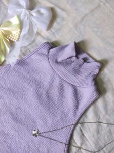 High Neck Crop Top