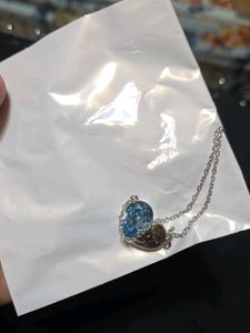 Blue Heart Swarovski Crystal Pendant