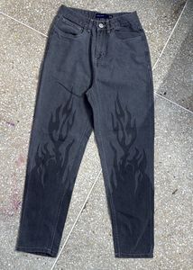 Flame Graphic Jeans