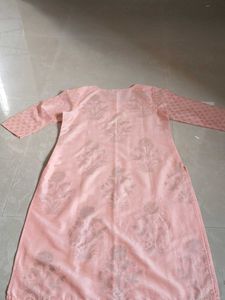Elegant Peach Kurta