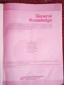 Lucent's General Knowledge Book