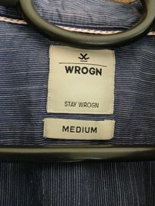 Slim Fit Medium Wrogn Shirt For Men