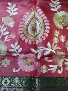 Beautiful Embroidered Sari