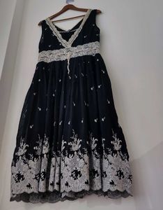 Branded Lace Chiffon Dress