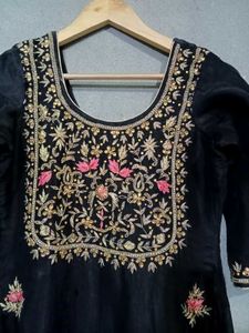 Festival wear black salwar suit