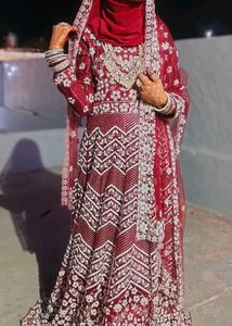 Elegant Maroon Gown