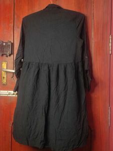 Black Button-Down Dress