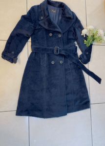 Navy Blue Trench Coat
