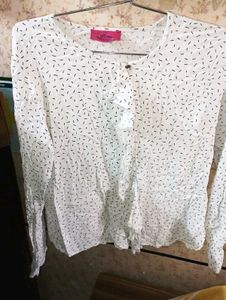 Branded White Top.
